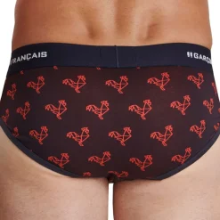 Slip Origami Coq Bleu Marine - Rouge
