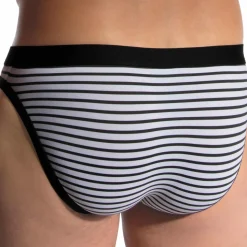 Slip Retro RED 2475 Blanc - Gris