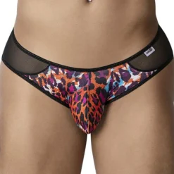 Slip Résille Léopard