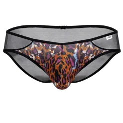 Slip Résille Léopard