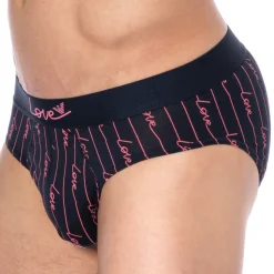 Slip Saint-Valentin Imprimé Bleu Marine