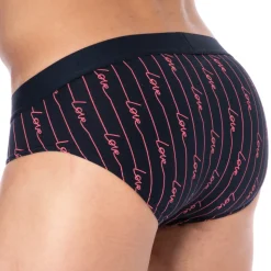 Slip Saint-Valentin Imprimé Bleu Marine