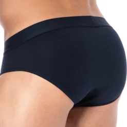 Slip Saint-Valentin Uni Bleu Nuit