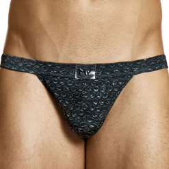 Slip Tanga Air Bubble Noir