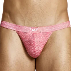 Slip Tanga Air Bubble Rose Poudré
