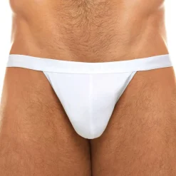 Slip Tanga Antibactérien Blanc