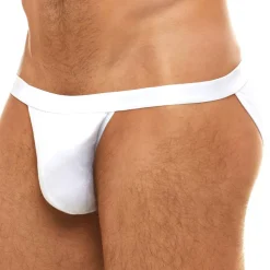 Slip Tanga Antibactérien Blanc