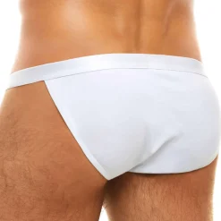 Slip Tanga Antibactérien Blanc