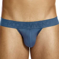 Slip Tanga Bamboo Indigo