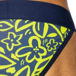 Slip Tanga Coton Flower Party