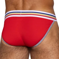 Slip Tanga Coton Rouge