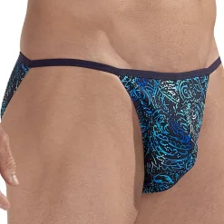 Slip Tanga Funky Styles Bleu