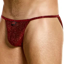 Slip Tanga Glitter Rouge