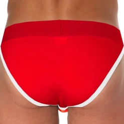 Slip Tanga Logo Coton Rouge