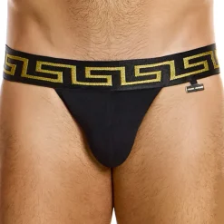 Slip Tanga Meander Noir
