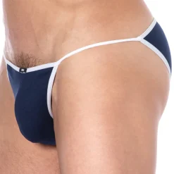 Slip Tanga Mini Coton Marine