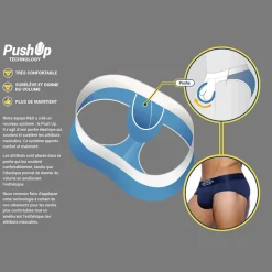 Slip Tanga Naked Feeling Push Up Noir