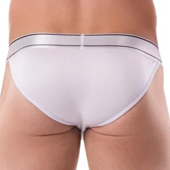 Slip Tanga Tjure Mesh Blanc