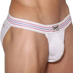 Slip Tanga Uomo Blanc