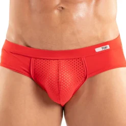 Slip Tentation Microfibre Rouge