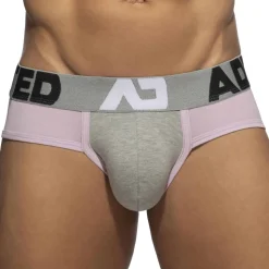 Slip Trey Coton Gris - Rose