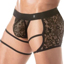 String Chaps en Dentelle Noir