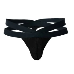 String Crossed R4VAGE Noir