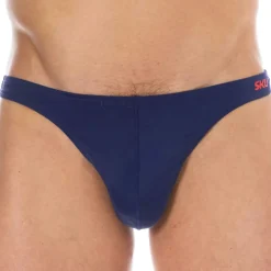String de Bain Bleu Marine