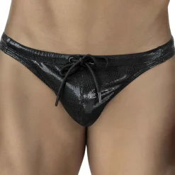 String de Bain Gorgona Noir