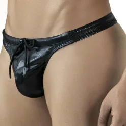 String de Bain Gorgona Noir