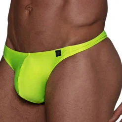 String de Bain Neon Jaune Fluo