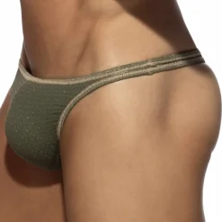 String de Bain Réversible Régal Kaki