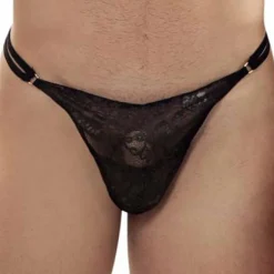 String Dentelle Double Ficelle Noir