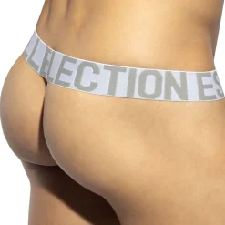 String Diamond Dentelle Blanc