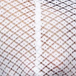 String Diamond Dentelle Blanc