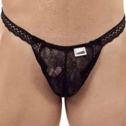 String Double Dentelle Noir