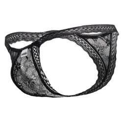 String Double Dentelle Noir