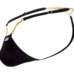 String Ficelle Chaînette Noir