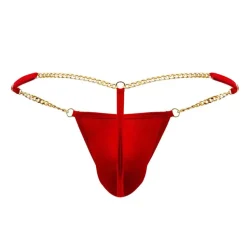 String Ficelle Chaînette Rouge