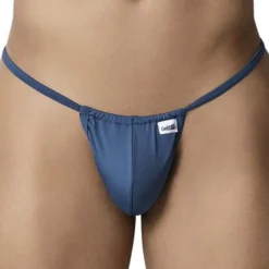 String Ficelle Coulissant Bleu Pétrole