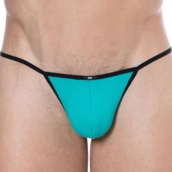 String Ficelle Mini Coton Uni Vert