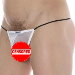 String Hilo Mesh Blanc