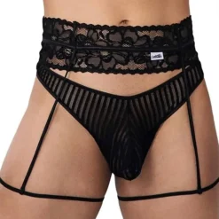 String Jarretière Noir