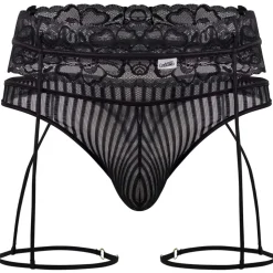 String Jarretière Noir