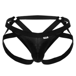 String Jock Crisscross Noir