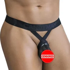 String Jock Mesh Noir