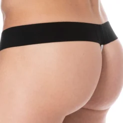 String Logo Coton Noir