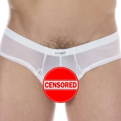 String Mini Cheek Mesh Blanc