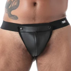 String Pression en Néoprène Noir