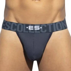 String Recycled Rib Band Bleu Marine